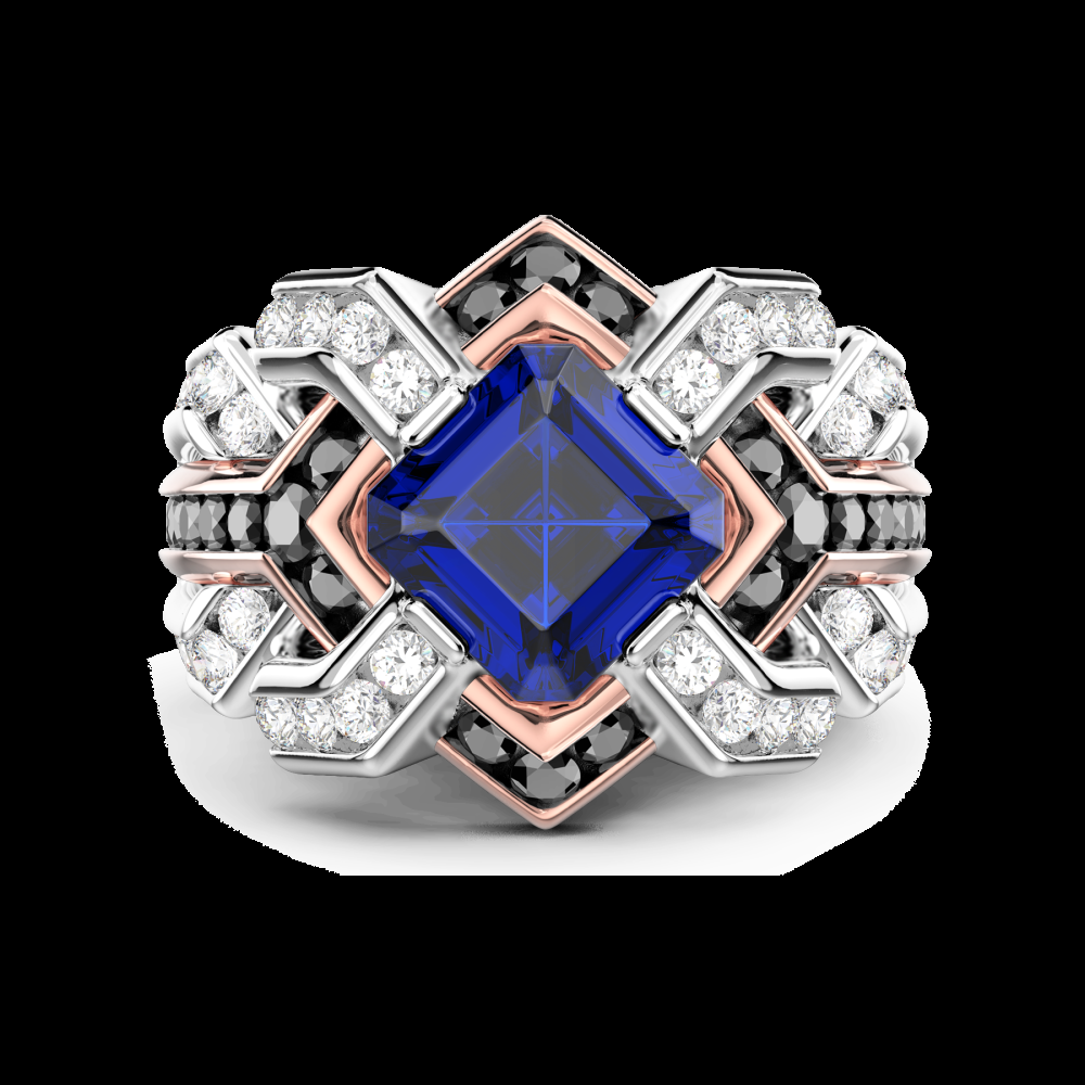 Zancan Anello Zancan in oro 18kt con zaffiro blu Offerte esclusive