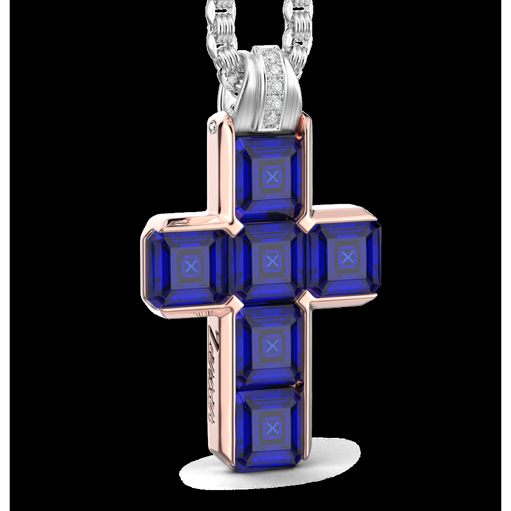 Zancan Collana Zancan in oro 18k con zaffiri blu Bestseller