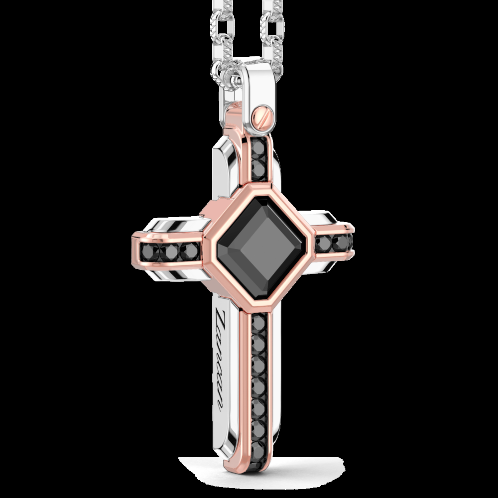 Zancan Collana Zancan in oro 18k con diamanti neri Comprane uno, ottenene uno gratis