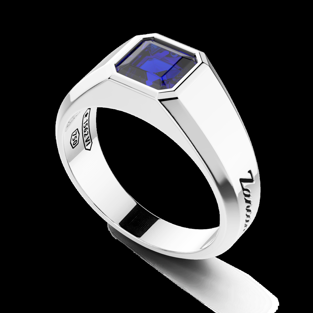 Zancan Anello Zancan in oro 18kt con zaffiro blu Offerte giornaliere