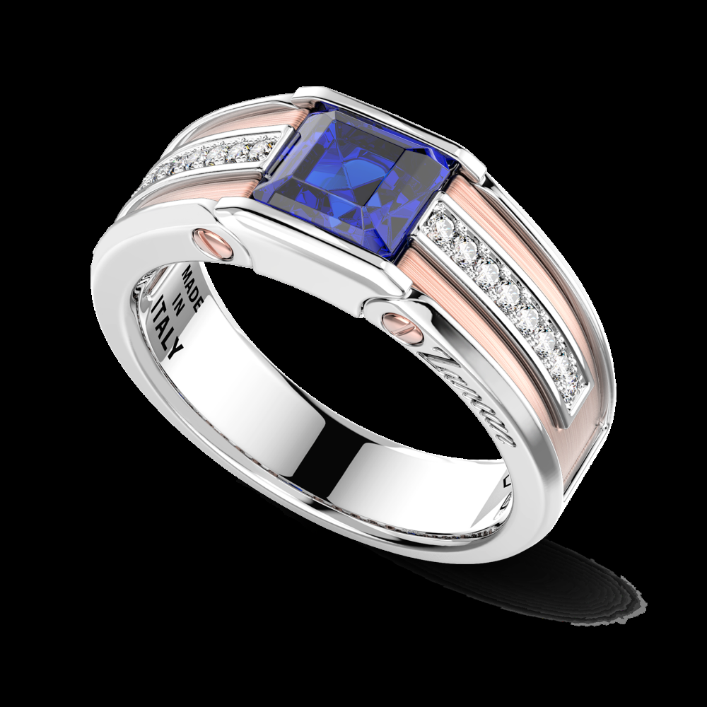 Zancan Anello Zancan in oro 18kt con zaffiro blu Enormi risparmi