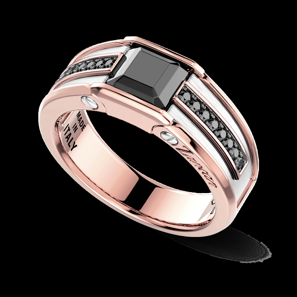 Zancan Anello Zancan in oro 18kt con diamante nero Sconti VIP