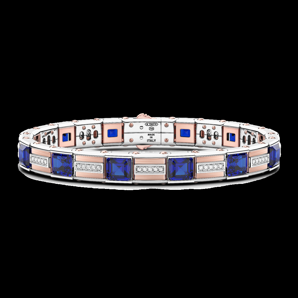 Zancan Bracciale Zancan in oro 18kt con zaffiri blu Rilascio limitato