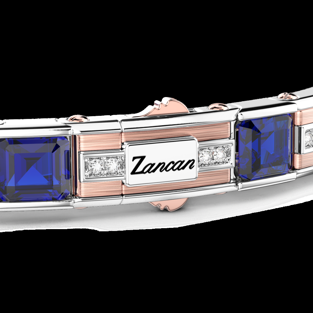 Zancan Bracciale Zancan in oro 18kt con zaffiri blu Rilascio limitato