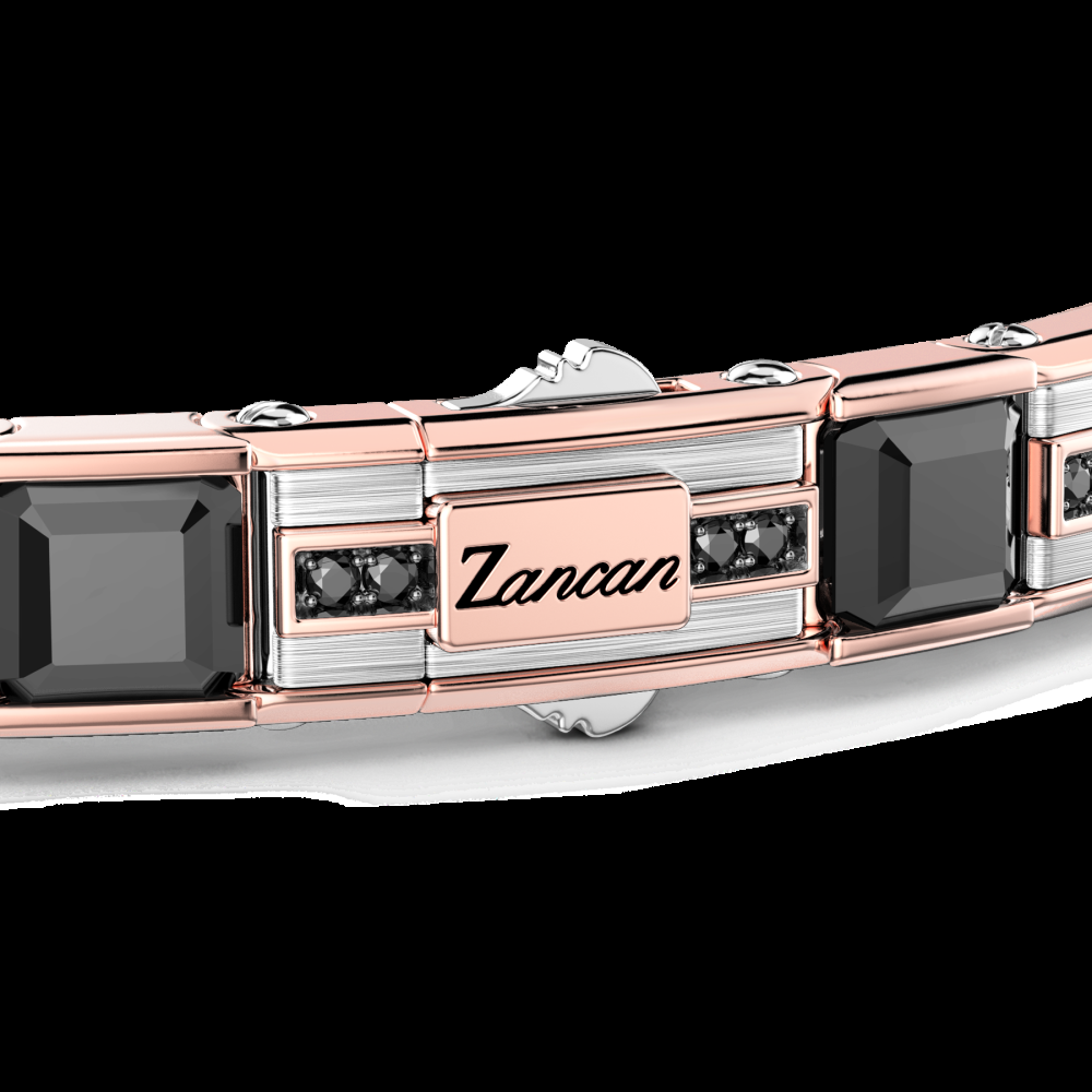 Zancan Bracciale Zancan in oro 18kt con diamanti neri Ultimi tre giorni