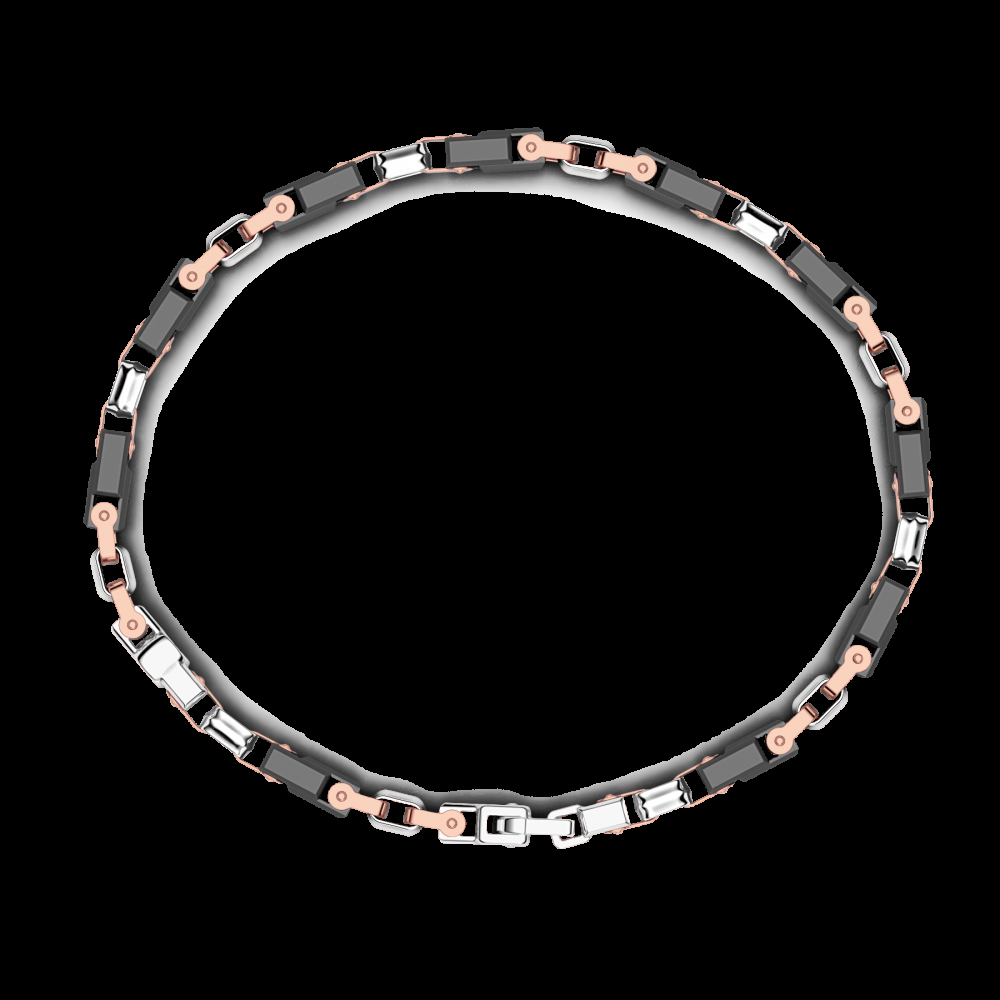 Zancan Bracciale Zancan in oro 18kt e ceramica nera Fino al 65% di sconto
