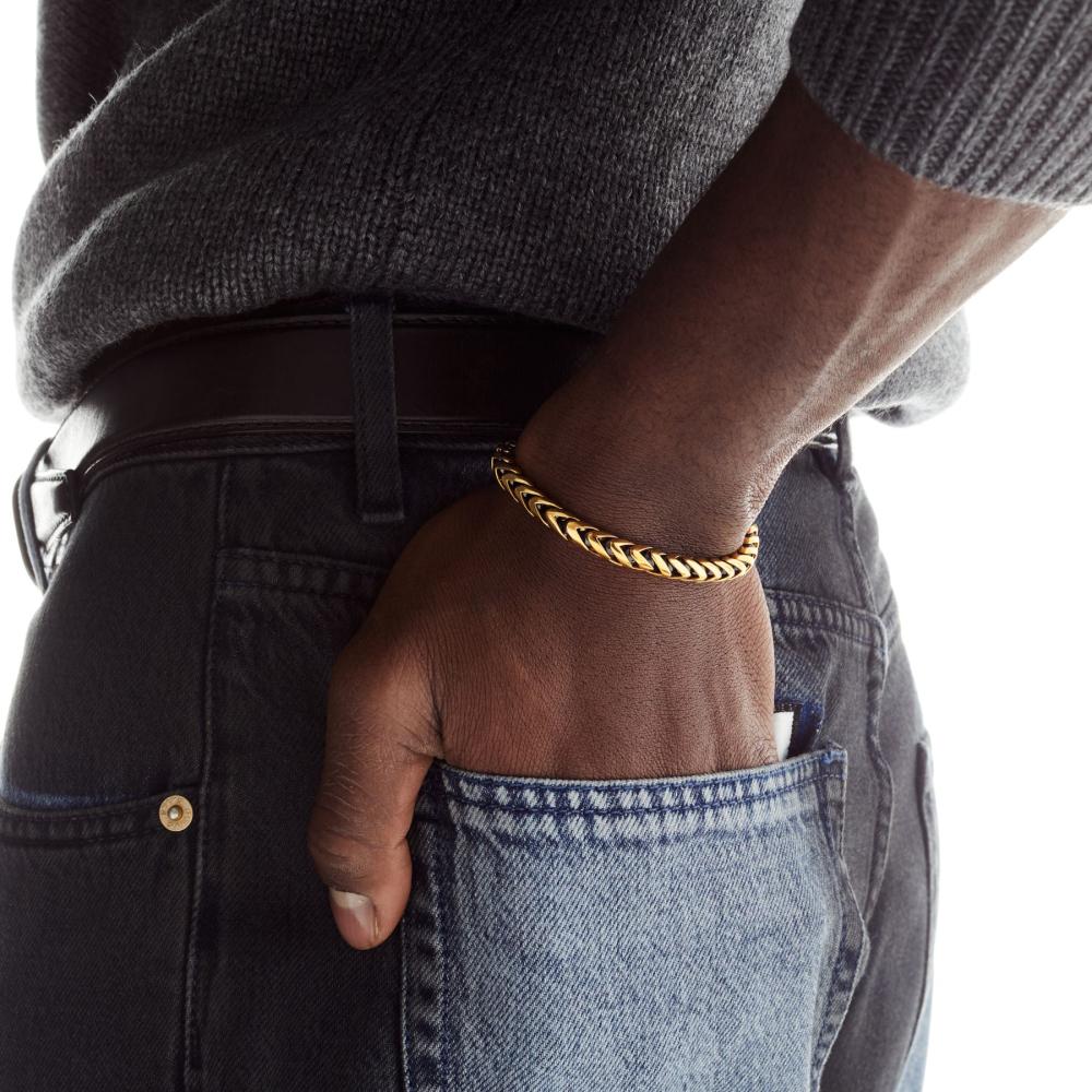 Zancan Bracciale Zancan in oro 18kt e ceramica nera Offerta speciale della fabbrica
