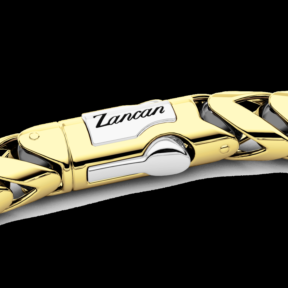 Zancan Bracciale Zancan in oro 18kt e ceramica nera Offerta speciale della fabbrica