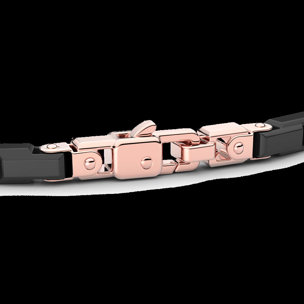 Zancan Bracciale Zancan in oro 18kt e ceramica nera Discount Store per i nuovi prodotti