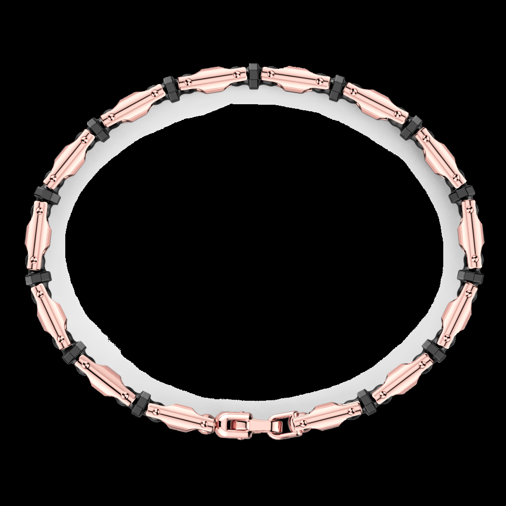 Zancan Bracciale Zancan in oro 18kt e ceramica nera Trasporto libero internazionale