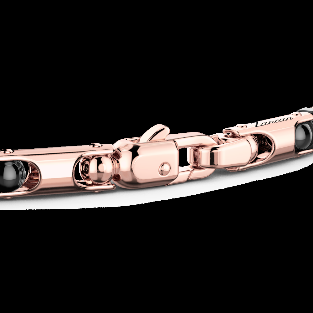 Zancan Bracciale Zancan in oro 18kt e ceramica nera Trasporto libero internazionale