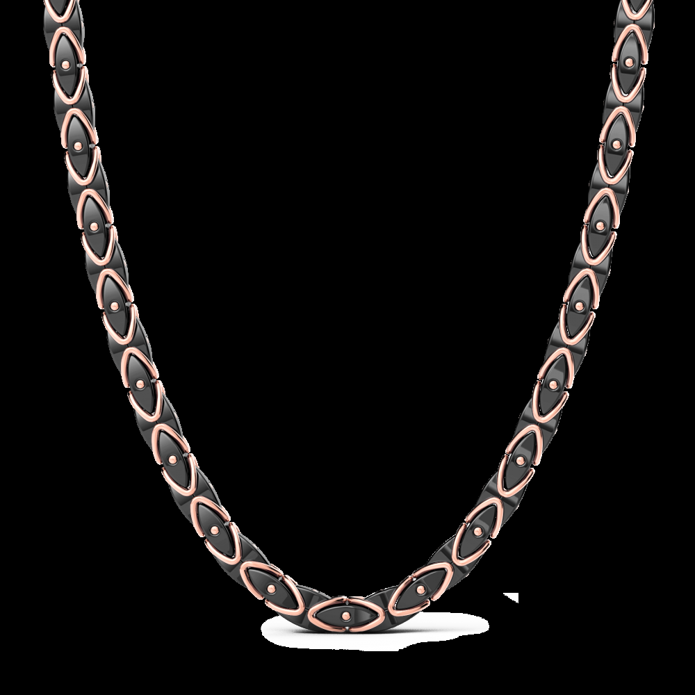 Zancan Collana Zancan in oro 18kt e ceramica nera Officina