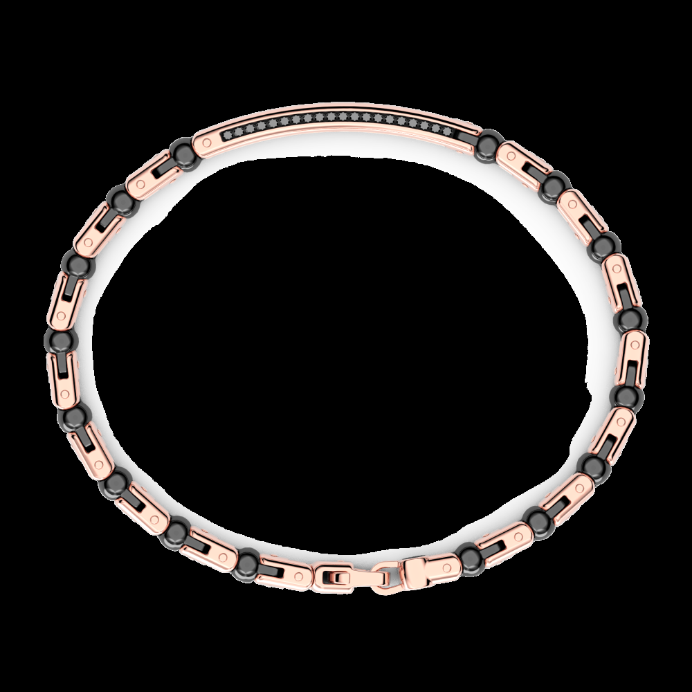 Zancan Bracciale Zancan in oro 18kt ceramica e diamanti Limitato a 3 giorni