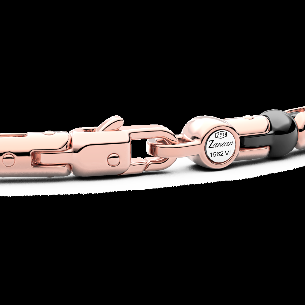 Zancan Bracciale Zancan in oro 18kt ceramica e diamanti Limitato a 3 giorni