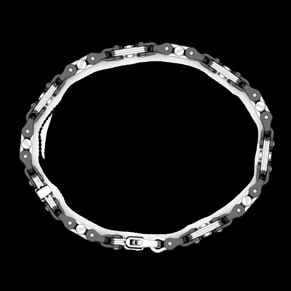 Zancan Bracciale Zancan in oro 18kt e ceramica nera In vendita