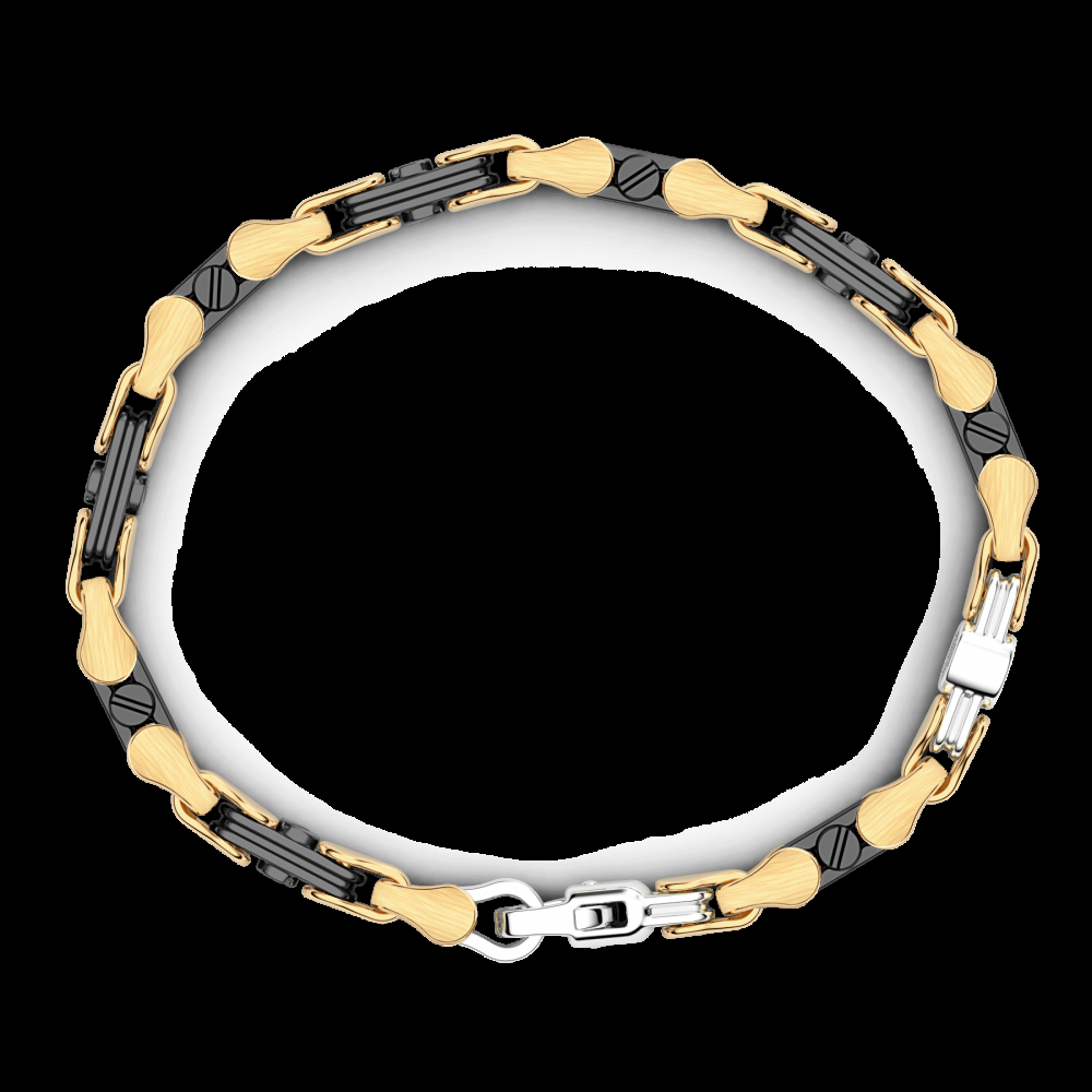 Zancan Bracciale Zancan in oro 18kt e ceramica nera 50% di sconto per tempo limitato