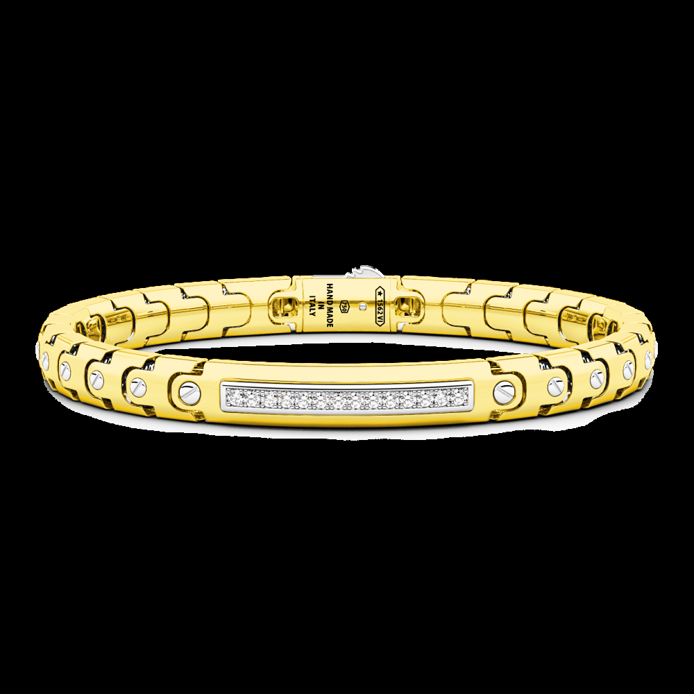Zancan Bracciale Zancan in oro 18kt con diamanti Spedizione Gratuita