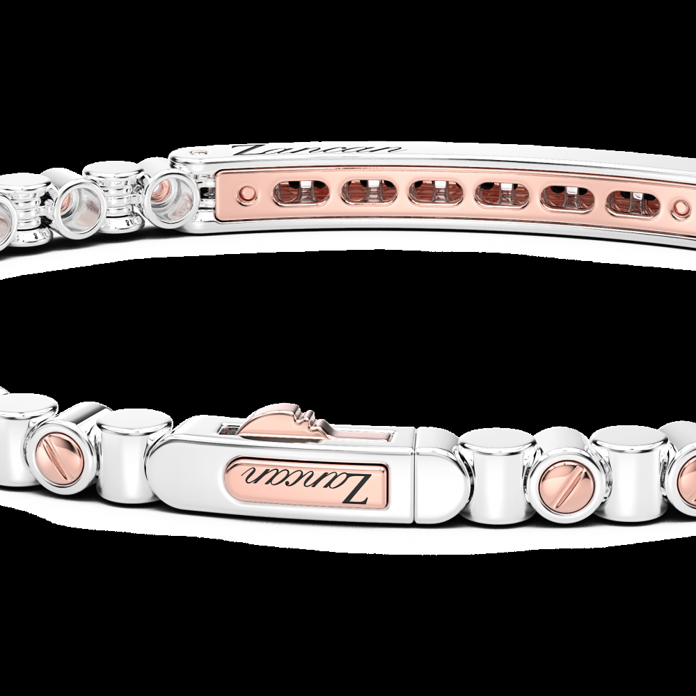 Zancan Bracciale Zancan in oro 18kt e diamanti neri Outlet