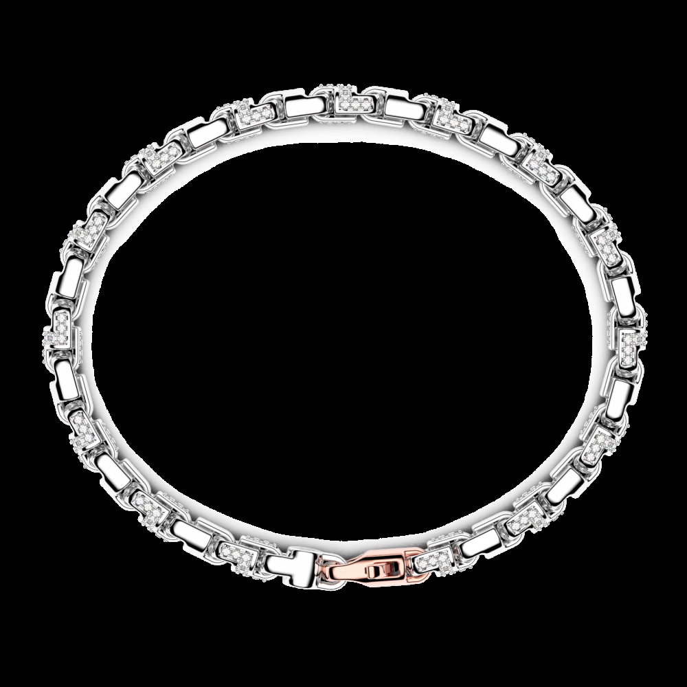 Zancan Bracciale Zancan in oro bianco 18kt e diamanti Hotsell