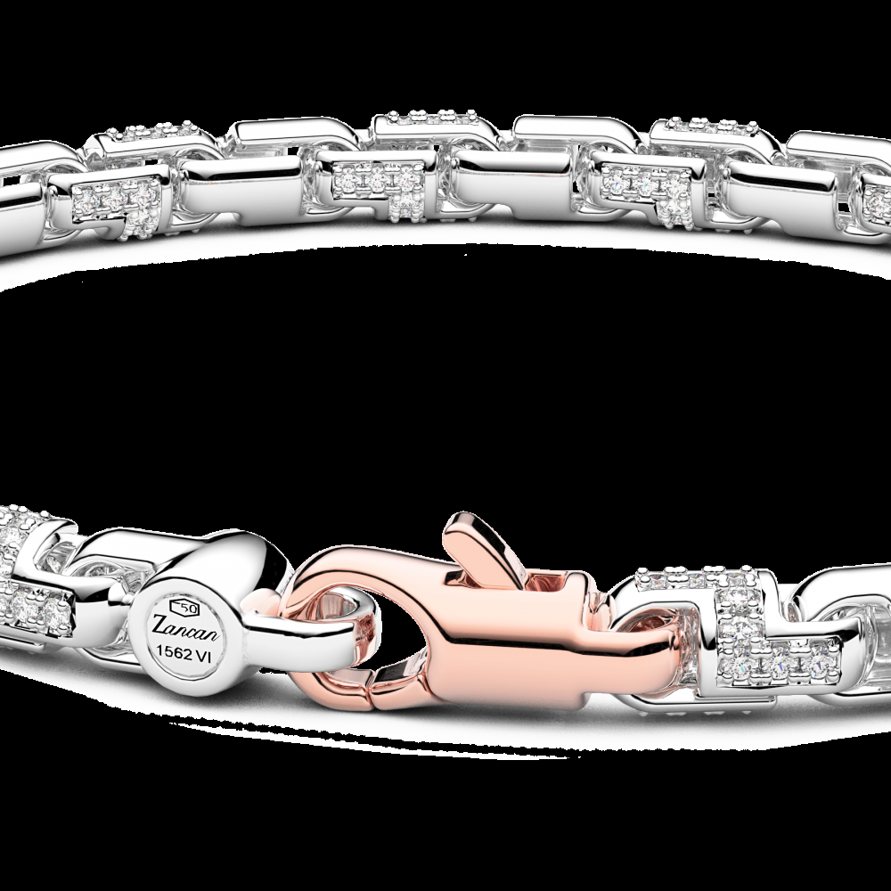 Zancan Bracciale Zancan in oro bianco 18kt e diamanti Hotsell