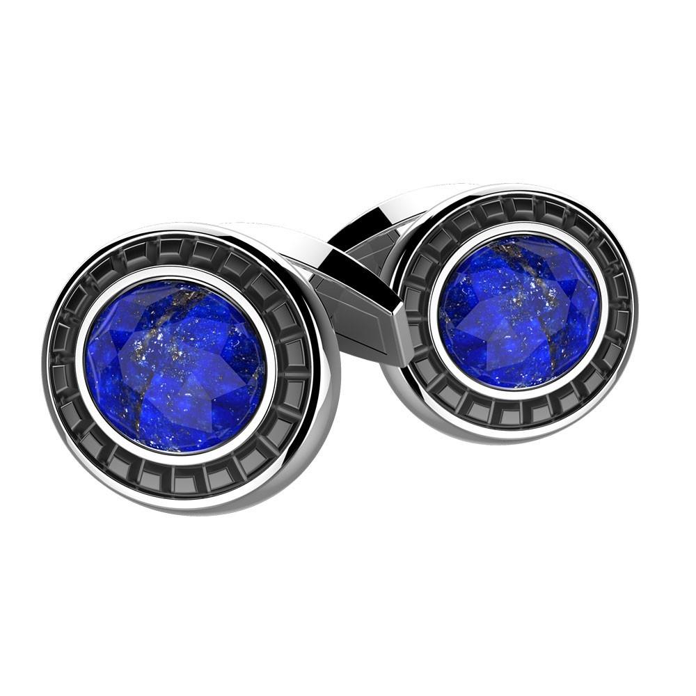 Zancan Gemelli in argento con Lapis ovale Offerta speciale