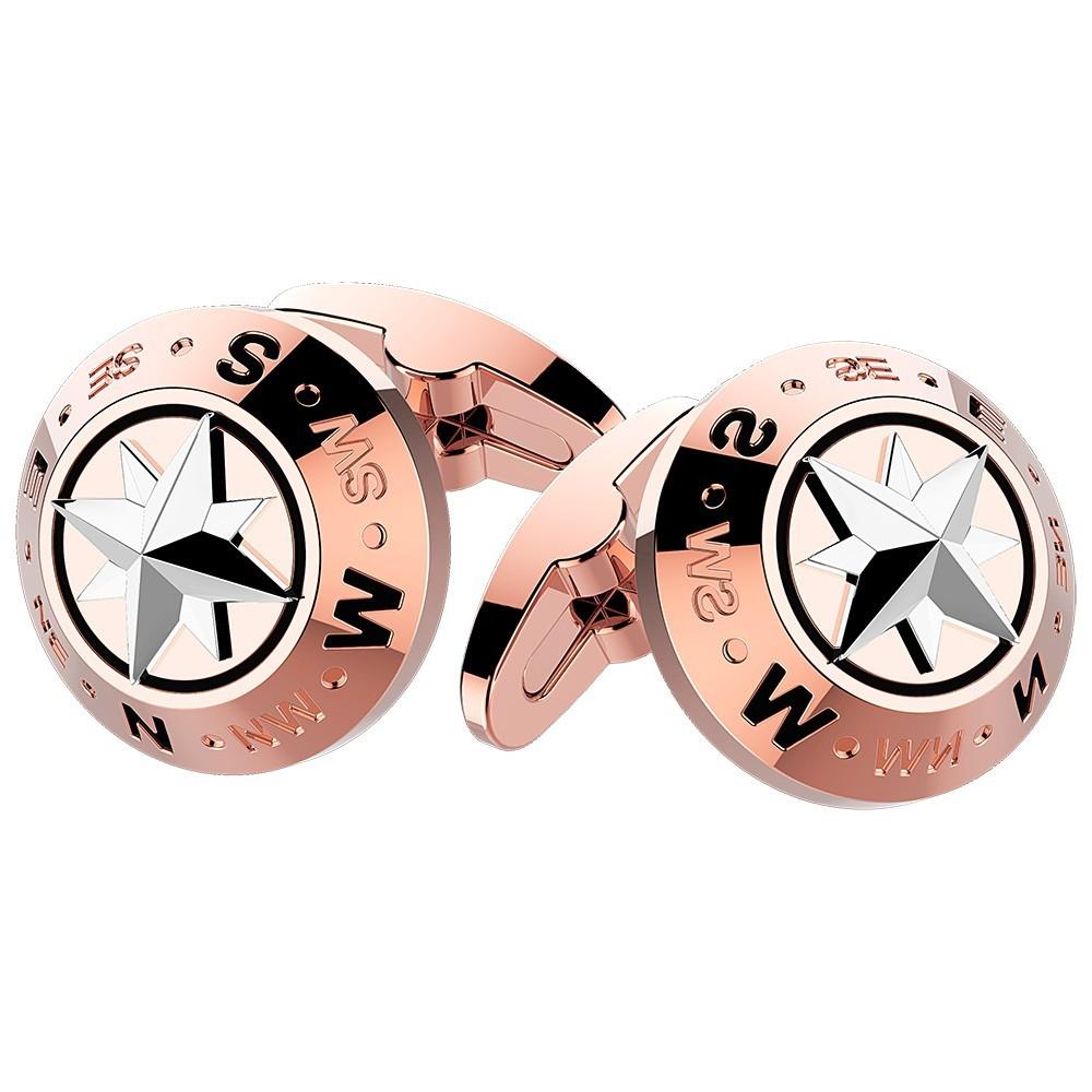 Zancan Gemelli Zancan in acciaio nero con rosa dei venti Offerta esclusiva