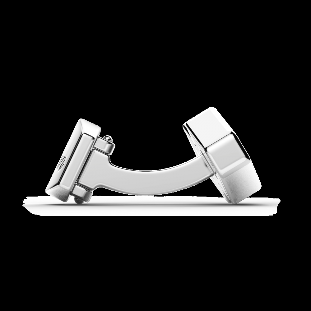 Zancan Gemelli Zancan in argento con pietre nere Vendita calda