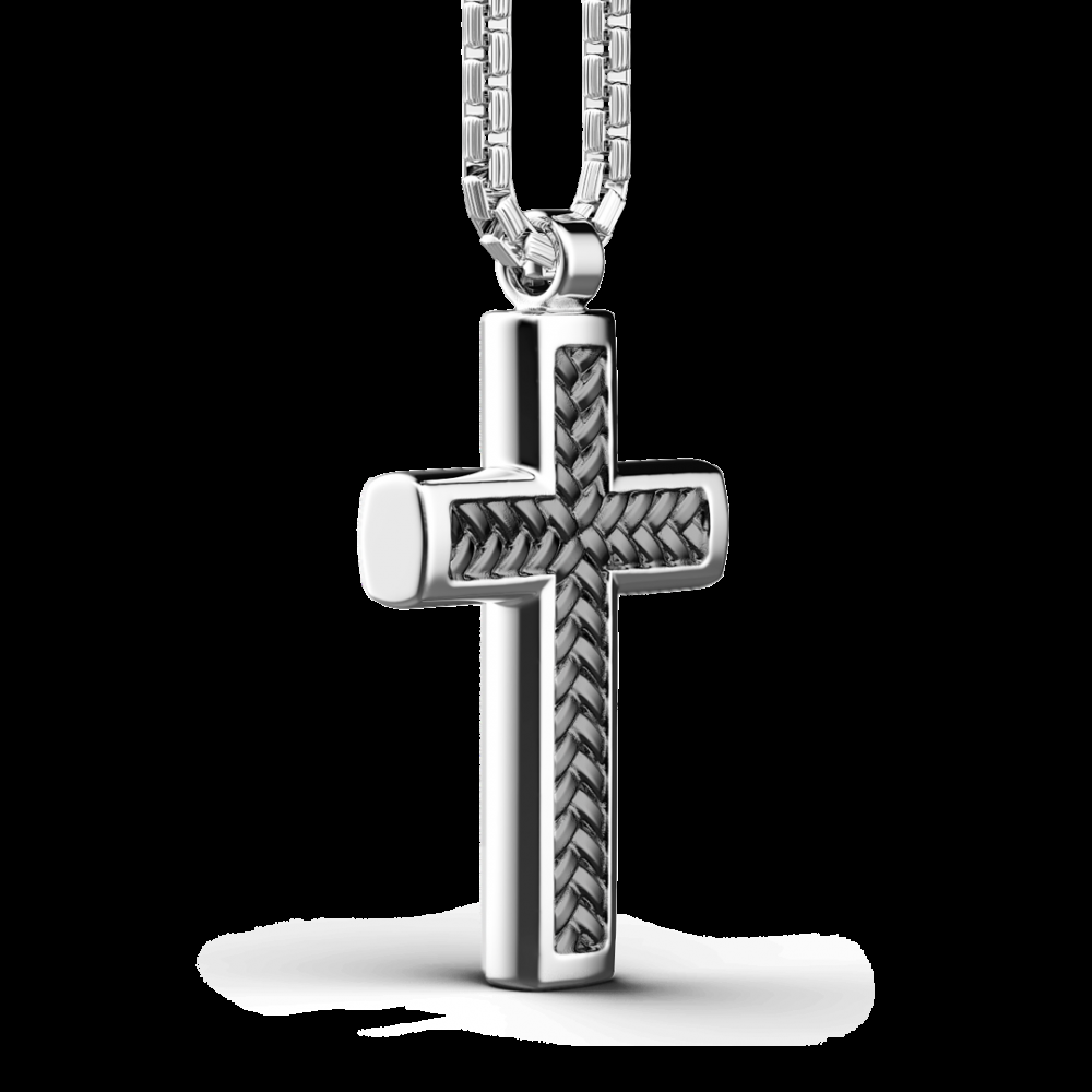 Zancan Collana Zancan in argento con pendente a croce In vendita