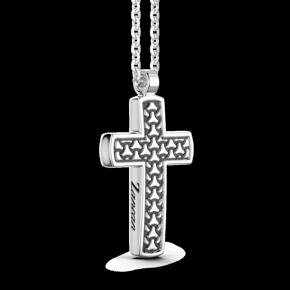 Zancan Collana Zancan in argento con pendente a croce In Vendita