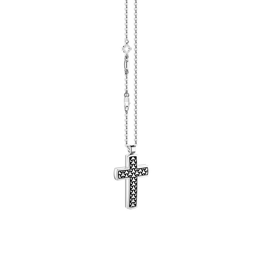 Zancan Collana Zancan in argento con pendente a croce In Vendita