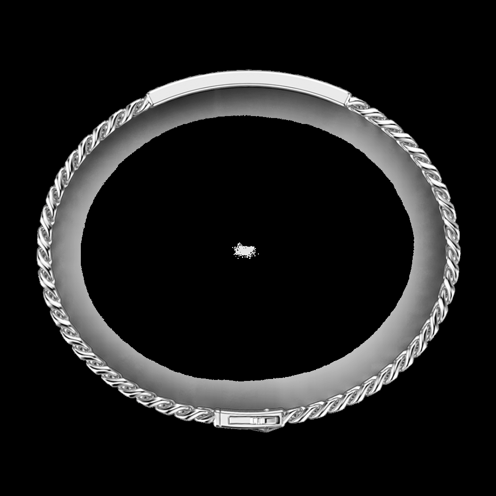 Zancan Bracciale Zancan a grumette in argento con targa Saldi