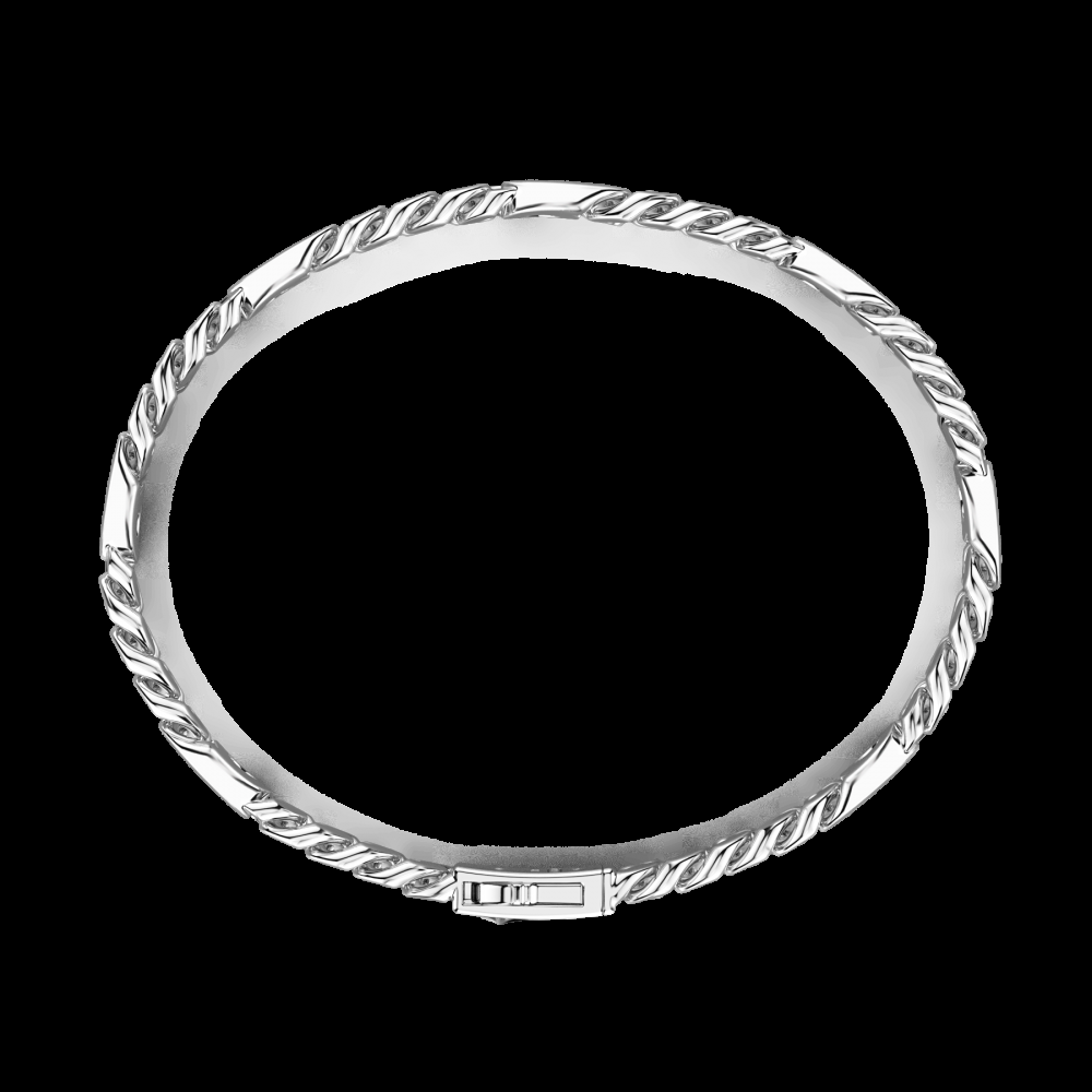 Zancan Bracciale solo maglia Zancan in argento con pietre naturali Vendita Calda