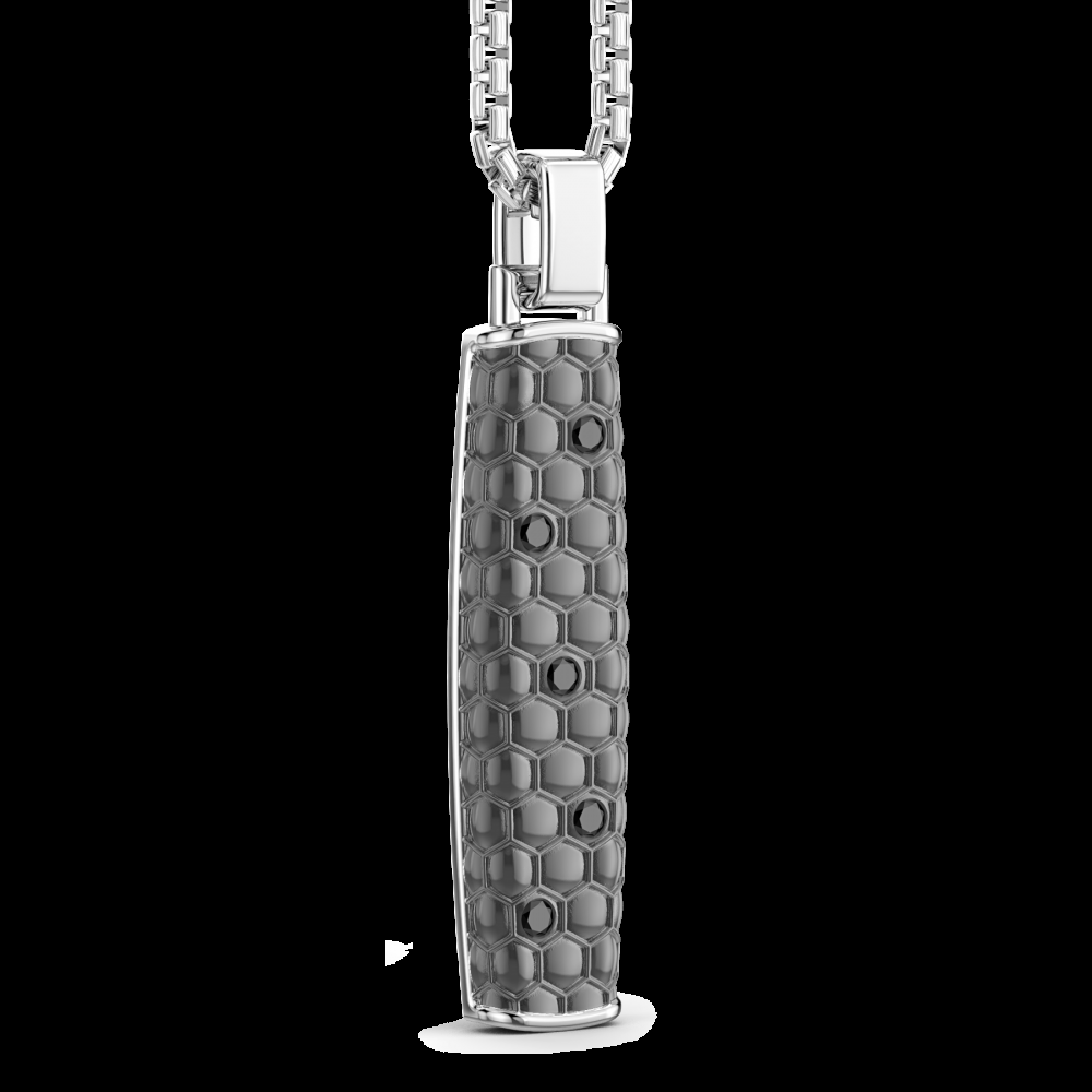 Zancan Collana Zancan in argento con pendente a stick Saldi Di Fabbrica