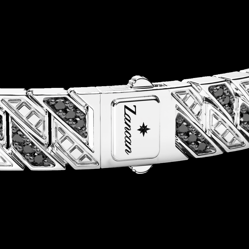 Zancan Bracciale Zancan solo maglia in argento con pietre Cyber Monday