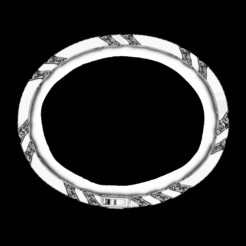 Zancan Bracciale grumette Zancan in argento con pietre Offerta Pasqua