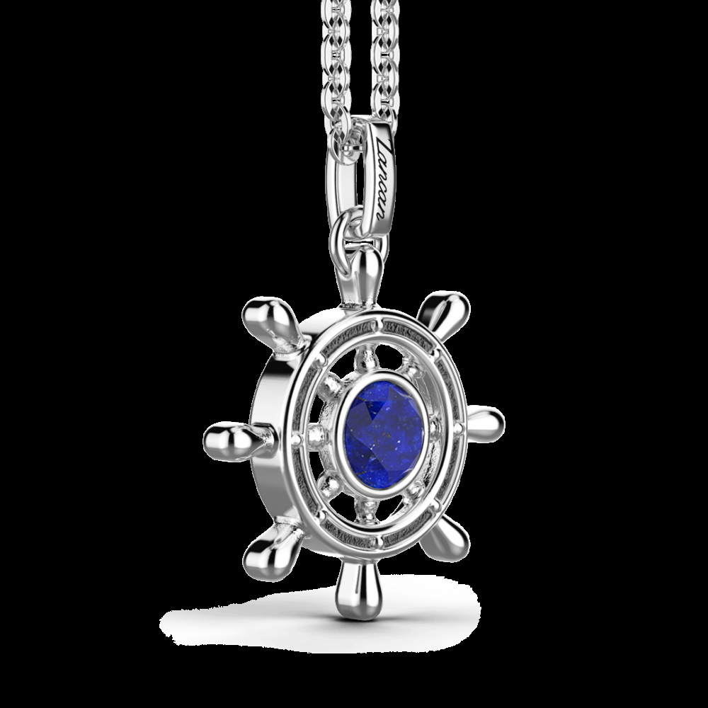 Zancan Collana con Lapis su pendente a timone Only for today