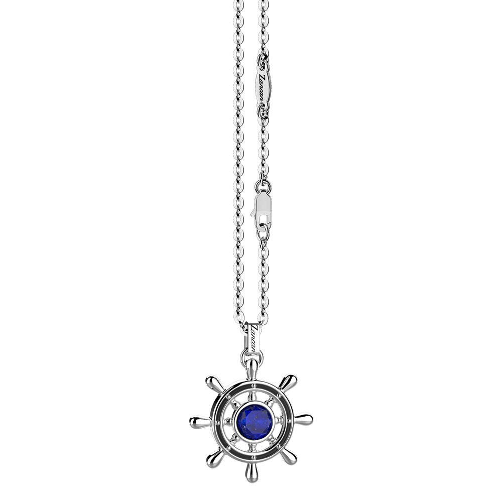 Zancan Collana con Lapis su pendente a timone Only for today