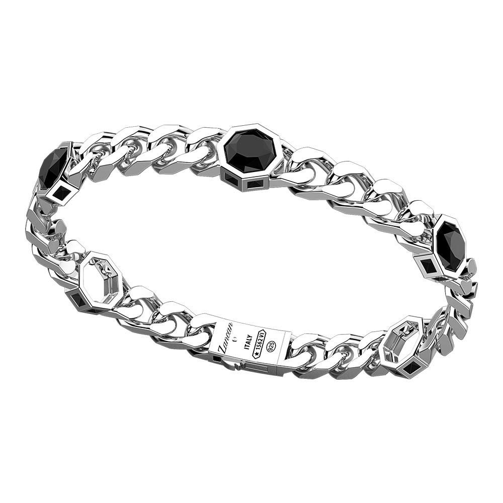 Zancan Bracciale a grumetta Zancan in argento con pietre onice 50% di sconto con spedizione gratuita