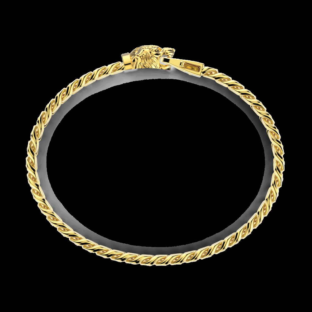 Zancan Bracciale a grumetta Zancan in argento con chiusura a testa di tigre Promozione Limitata
