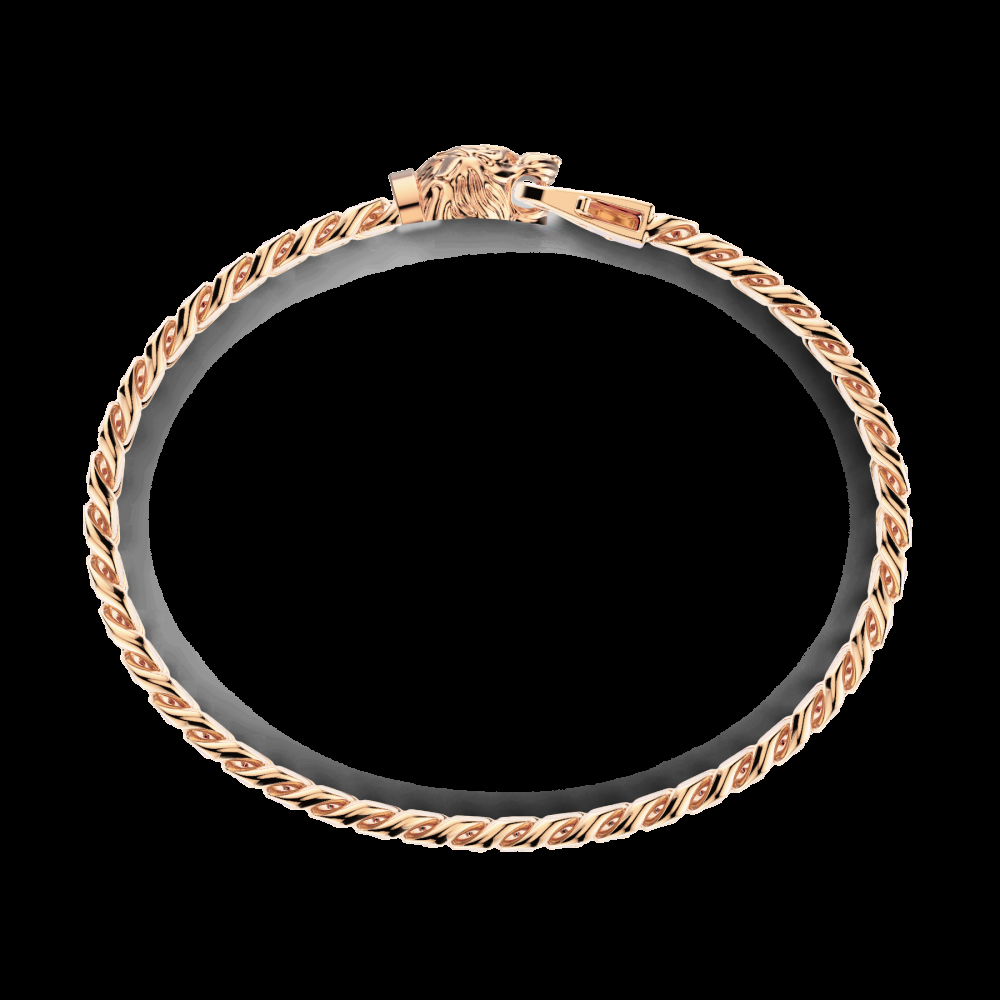Zancan Bracciale a grumetta Zancan in argento con chiusura a testa di tigre Shopping Online