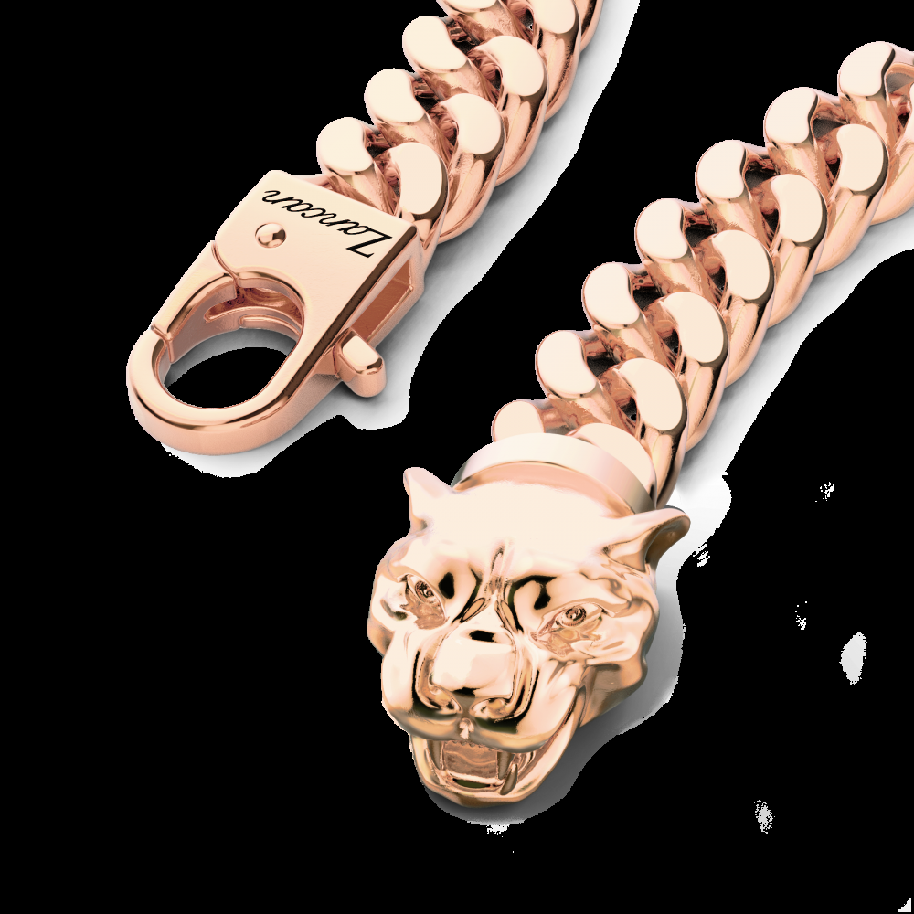 Zancan Bracciale a grumetta Zancan in argento con chiusura a testa di pantera Offerta