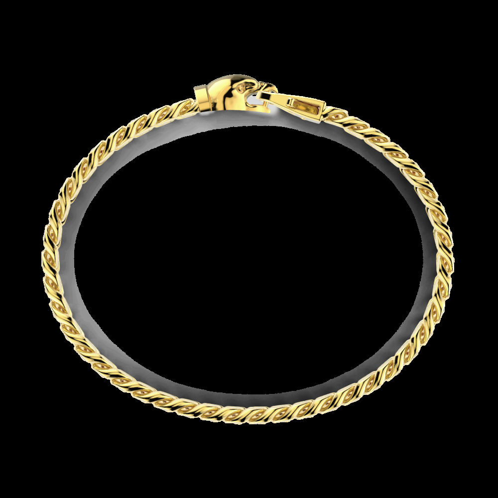 Zancan Bracciale a grumetta Zancan in argento con chiusura a testa d'aquila Saldi Di Fabbrica