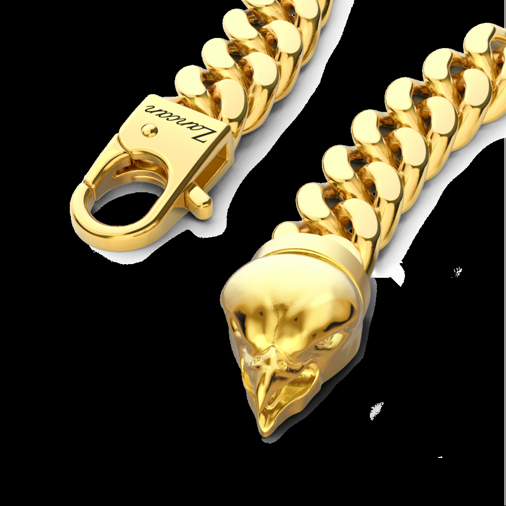 Zancan Bracciale a grumetta Zancan in argento con chiusura a testa d'aquila Saldi Di Fabbrica