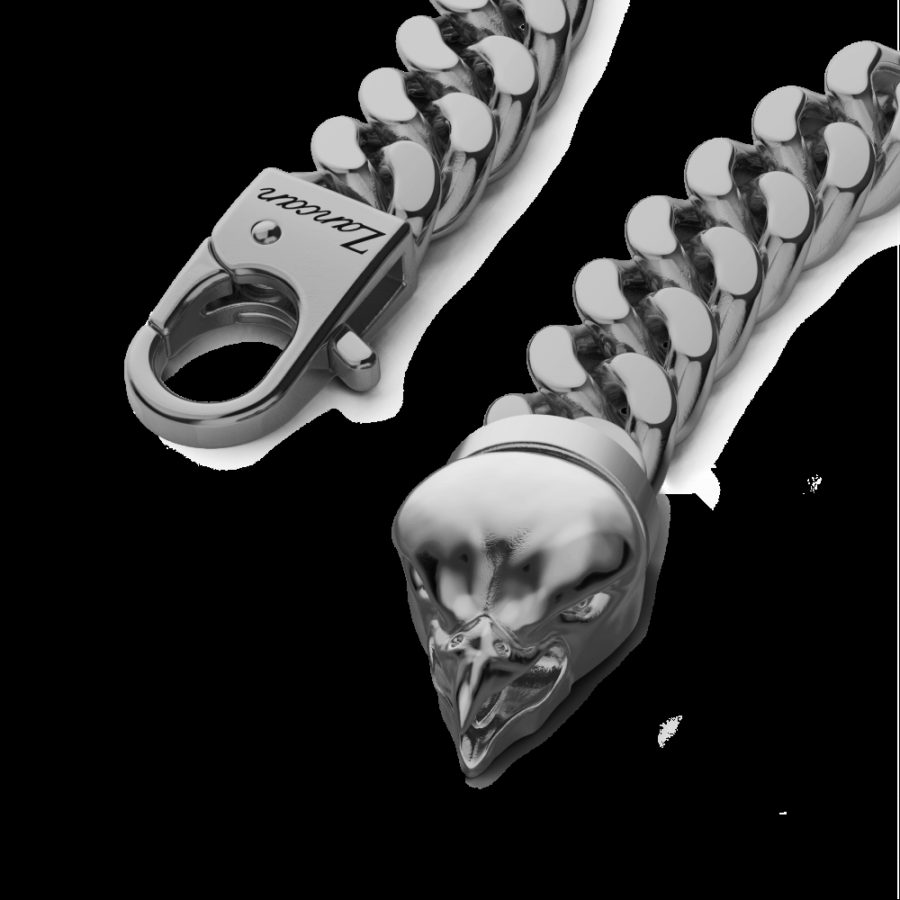 Zancan Bracciale a grumetta Zancan in argento con chiusura a testa d'aquila I Più Venduti