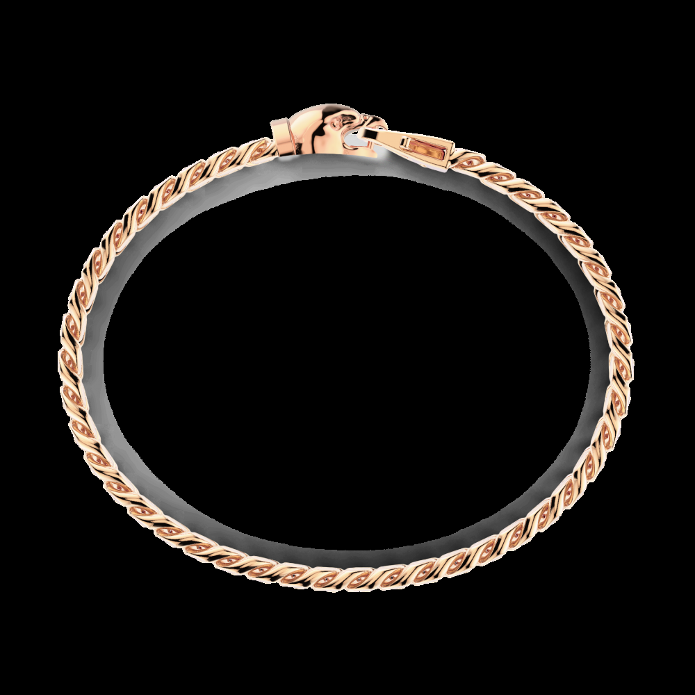 Zancan Bracciale a grumetta Zancan in argento con chiusura a testa d'aquila Vendite Flash