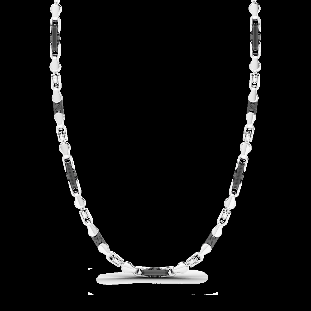 Zancan Collana Zancan solo maglia in argento e ceramica Super Saving Price
