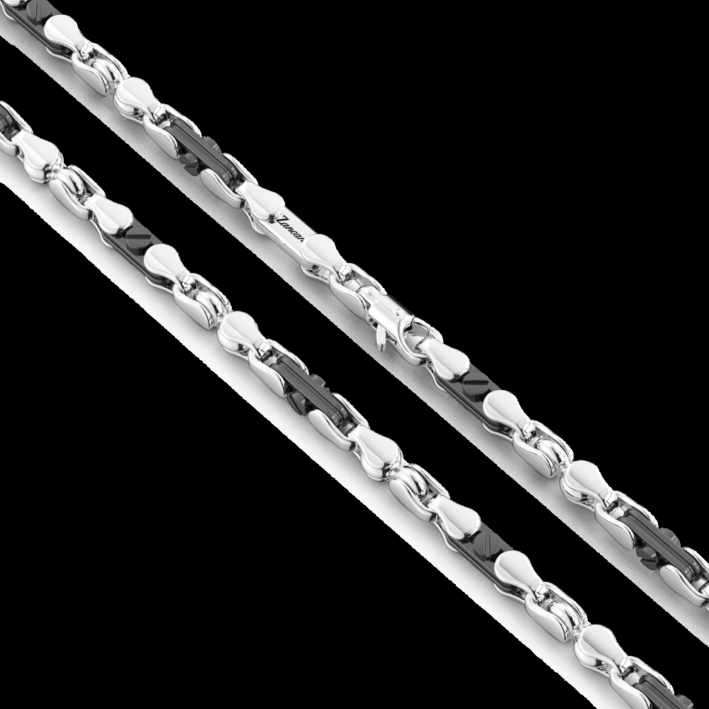 Zancan Collana Zancan solo maglia in argento e ceramica Super Saving Price