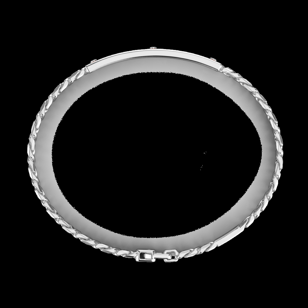 Zancan Bracciale a grumetta Zancan in argento con targa ed inserti in oro rosa Limitato a 3 giorni
