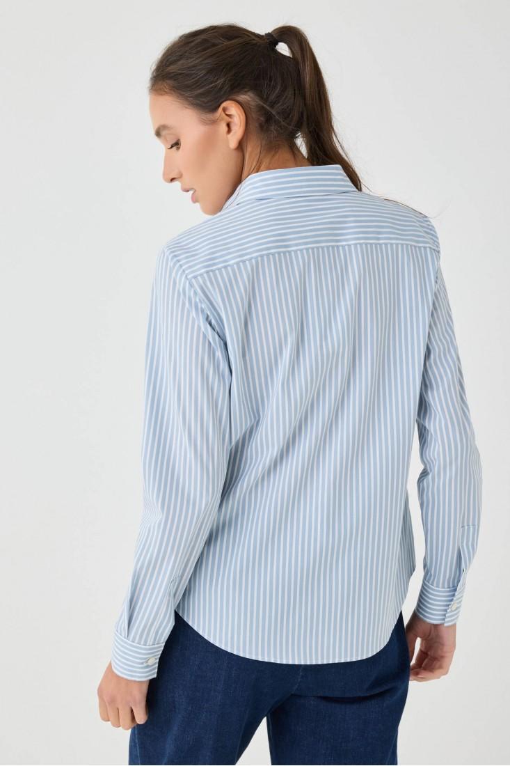 Zanetti 1965 Camicia in cotone stretch a righe Acquista Ora