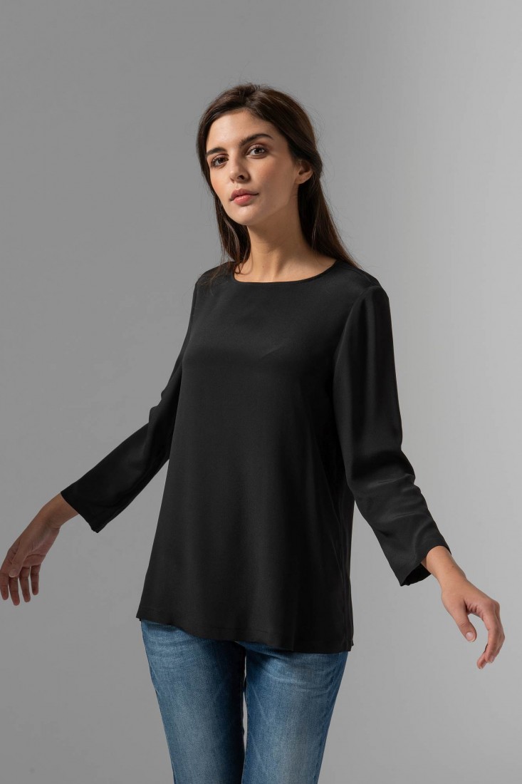 Zanetti 1965 Blusa in misto seta ZOE Negozio